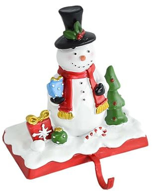 pulunto Weihnachtsstrumpfhalter, Weihnachtsstrumpf-Aufhänger, Haken, Weihnachtsstrumpfhalter für Kaminsims, dekorative Kaminstrümpfe, Halter für Weihnachts-Party-Dekoration