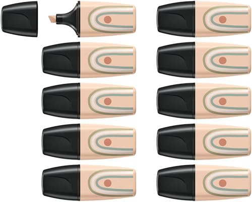 STABILO - Textmarker - BOSS MINI Naturevibes - 10er Pack - beige