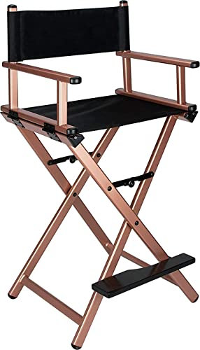 ONFSZCKB Make-up-Artist-Stuhl, leicht, Regiestuhl, Camping, professioneller Klappstuhl, Aluminium-Stütze für den Außenbereich – S