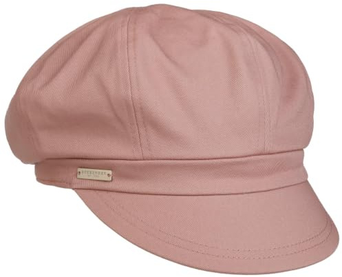 Seeberger Azalee Ballonmütze Damencap Newsboy-Mütze Balloncap Baumwollcap Sommercap Damen - mit Schirm, Futter Sommer Frühling-Sommer
