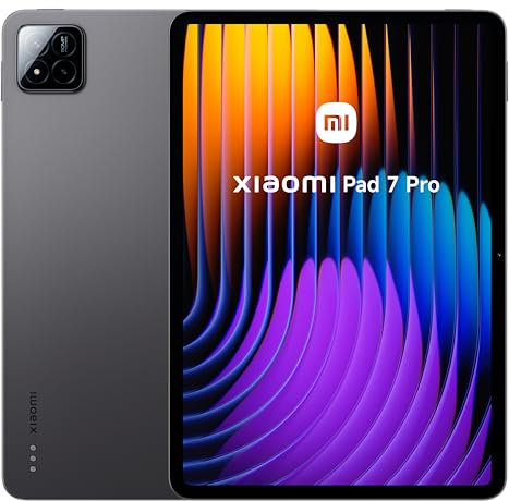 Xiaomi Pad 7 Pro Matte Glass Version - Tablet da 11,2 3,2K (Snapdragon 8s Gen 3, 12 GB RAM, 512 GB ROM, 4 altoparlanti, WiFi 7, batteria da 8850 mAh, caricatore non incluso), grigio (versione ES)