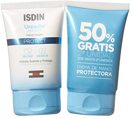 Ureadin Isdin - Crema de Manos, Pack 2 Unidades 50 + 50 Mililitros, 100 Mililitros