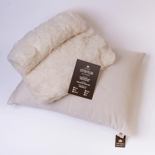 Sachi Organics Cotton Bed Pillow (Queen 20x30)