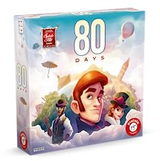 Piatnik 6683 - 80 Days / Auf den Spuren von Phileas Fogg / in 80 Tagen um die Welt / Viele aufregende Abenteuer bestehen und gleichzeitg am schnellsten vorankommen