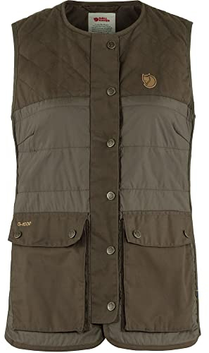 Fjällräven Damen Forest Wool Padded W Sports Vest, Dunkles Olivgrün, L EU