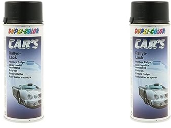 DUPLI-COLOR 652240 CAR´S schwarz seidenmatt 400 ml (Packung mit 2)