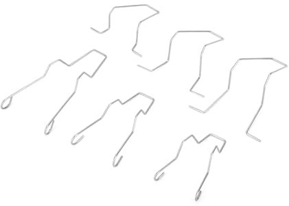 JNNJ Halteklammer Scheinwerfer, 6 Stück Abblendlicht Scheinwerfer Haltefedern Halteklammer Rückholfeder Haltebügel, Glühlampen Licht Halter Clips Klemme H1, H3, H4, H7