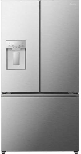Hisense Réfrigérateur américain - Acier inoxydable - Classe E