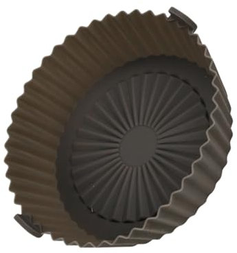 Homoyoyo Runder Silikon-liner Für Heißluftfritteuse Wiederverwendbare Antihaft-bakeware Für Ergebnisse Beim Backen Von Snacks Hähnchen Und Mehr Hochtemperaturbeständig Für Air Fryer