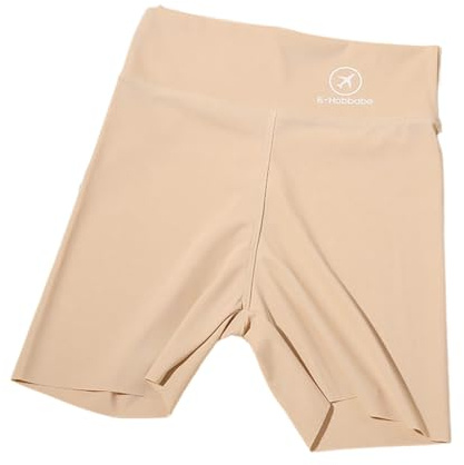 Girls Dance Modesty Shorts 100% Cotton Breathable and Safety Dress Short Kids Stretchy Dancing Bike Pants Cycling Shorts for Girls Kids School Athletic Gymnastics Yoga Bike Riding 5-12 Years Beige