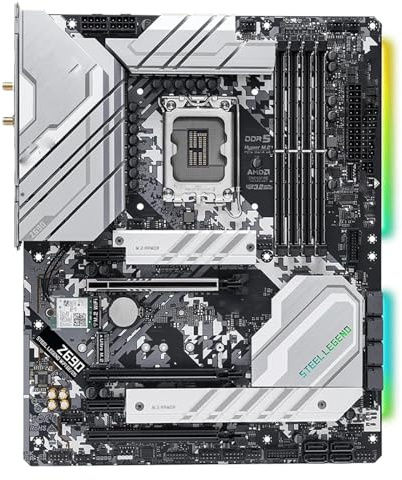 motherboard Fit For ASRock Z690 Steel Legend WiFi 6E/D5 Motherboard LGA1700 DDR5 128G M.2 support 14900F 14700 13400 12400 cpu
