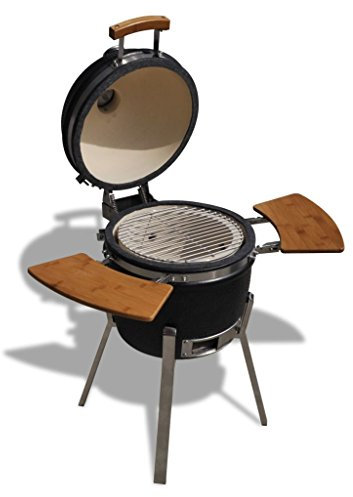 Festnight Grill Kamado 81 cm keramisk rökgrill