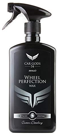 Car Gods Alloy Wheel Wax - Perfecting Polish, Preventing Rust and Repelling grime with a Hydrophobic Formula - Suitable for all Painted Wheels - 500ML