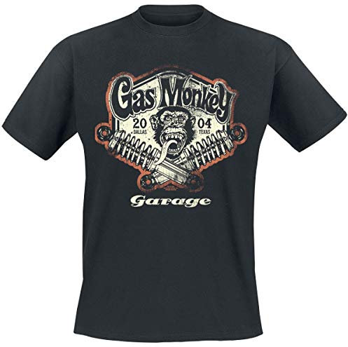 Gas Monkey Garage Spring Coils Männer T-Shirt schwarz S