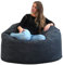 bananair - Sitzsack Cord XXL für Erwachsene und Kinder - Weich und Bequem - Optimale Unterstützung für den Rücken - Sitzsack Sessel mit Füllung, Gaming Bean Bag Chair (100 cm, Blau)