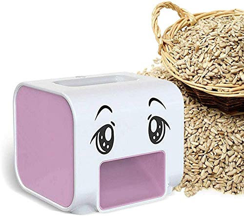 Manufatto Di Semi Di Melone Sbucciato-Proteggi I Tuoi Denti E Risparmia Tempo,Cracker Di Semi Melone,Apriscatole Automatico Portatile Semi Melone,mini Macchina Per Sgranare Semi Di Girasole (Rosa)
