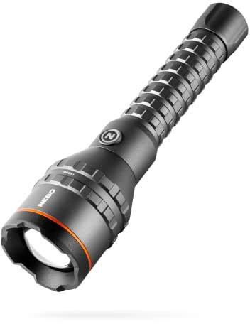 NEBO Davinci 10000L Handheld Flashlight | 10000 Lumens, 5 Light Modes, Rechargeable, Waterproof Handheld Flashlight for Camping & Hunting, USB Power Bank, 2X Zoom, Includes Charging Cable