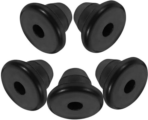 KICHOUSE 5pcs Oil Plug Hydraulic Jack Parts Oil Filler Plugs Hydraulic Jack Oil Floor Jack Repair Flooring Jack Bottle Jack Oil Bung Outlet Plug Hydraulic Jack Bung Vertical Socket Rubber