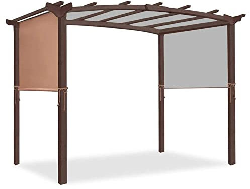 Universal-Pergola-Ersatzdach, wasserdicht, für Pergola-Strukturen (5,2 x 2 m, Beige)