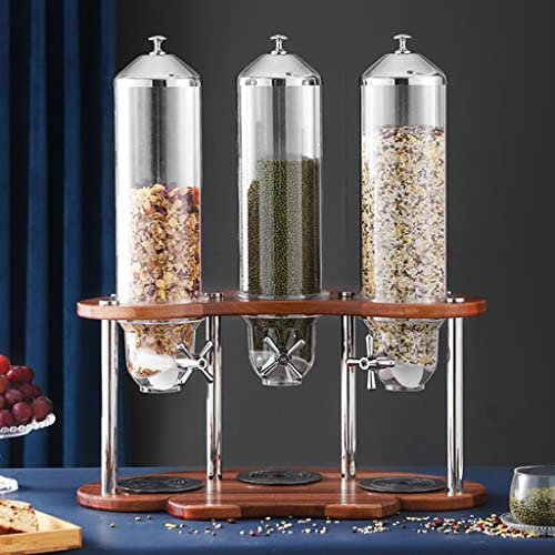 WOTZOV Distributore di Cereali da banco, distributore di Caramelle, distributore di Cereali per Alimenti secchi da 12 Litri, può Contenere Cereali, Snack, per casa, Ufficio, Hot