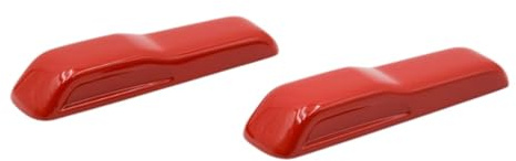 Distinction Applied Pair of Cover'd Up Firecracker Red Hood Bumper Covers fits 2018-2026 Wrangler JL & 2020-2026 Gladiator JT | Custom Painted | Precise Fit | Built to Last | Made in USA