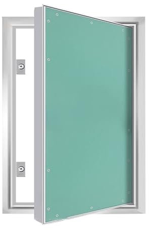 Feuerbeständige Zugangstür – Fliesen- und Steinfurnierplatte for Hydranten/elektrische Schächte – mit Aluminiumrahmen, versteckte elektrische Schachttür(50X90CM)