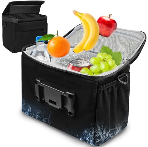 TOUYINGER Lenkertasche Fahrrad, 6L Fahrradtasche Lenker mit Thermo Auskleidung, Wasserdicht Fahrradkorb Vorne Tasche mit Adapter, Handyhalterung, Touchscreen