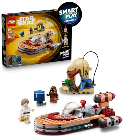 LEGO Star Wars 75420 SMART Play: Luke's Landspeeder - Compatible Interactive Toy Set incl. SMART Tag and Luke Skywalker Minifigure - Gift Idea for 6+ Year Old Boys, Girls & Adult Fans