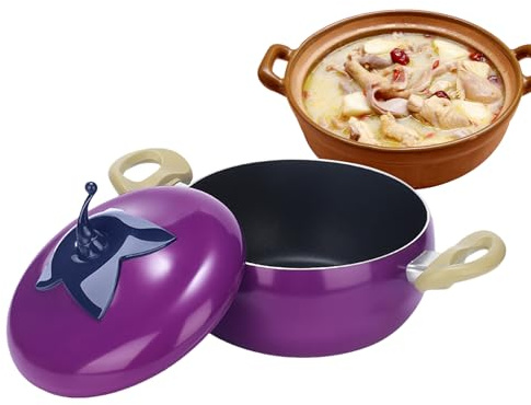 Celuicion, Para salsas de frutas y salsas de frutas, sartén con tapa – para cocinas de inducción y placas de cocción, cocinar sopa de leche, espaguetis, freír, cocer a fuego lento