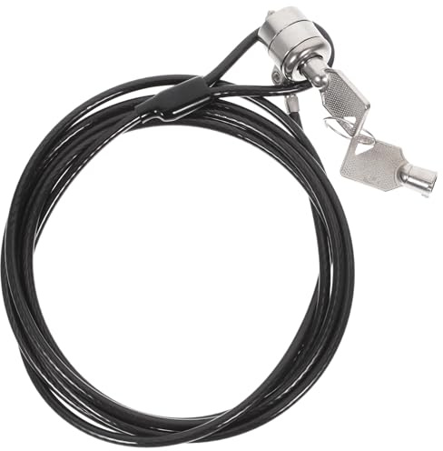 ROMISBABA Candado de Cable Grueso Antirrobo para Portátil con Contraseña de Dígitos Cierre Seguro con Botón Mano Accesorio de Seguridad para Ordenador y Monitor Cable Resistente para Uso
