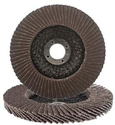 Dischi abrasivi lamellari da 115 mm, grana 80/120/240/320, for smerigliatrice angolare, for lavorazione del legno, metallo, sbavatura, lucidatura, abrasivi(Grit320,3pcs)