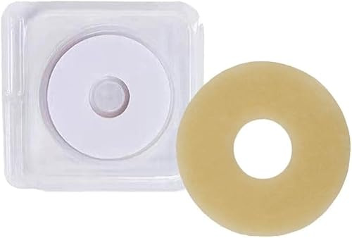 Ostomy Barrier Rings, No Leaking Barrier Extenders for Colostomy Bags, 2mm Thickness, 4.7cm Diameter, 20 Pack