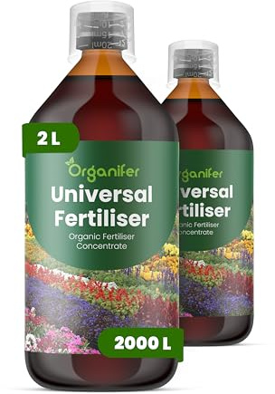 Fertilizzante Liquido Universale 2L – Concime Organico Per Tutte Le Piante, Fiori, Ortaggi E Alberi – Crescita Sana E Fogliame Rigoglioso – Organifer