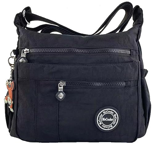 MeCooler Umhängetasche Leichter Messenger Bag Kuriertasche Damen Lässige Sporttasche Wasserdicht Taschen Schultertasche Mode Reisetasche