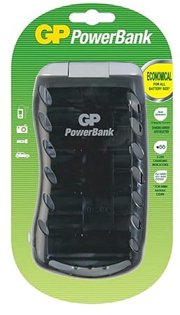 Chargeur Universel ReCyko B631, Peut Charger simultanément des Piles AAA, AA, C, D et 9 V. 202247GP