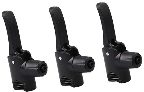 Toddmomy 9stücke Fahrradadapter Für Luftpumpen Dual- Ventiladapter Für Amerikanische Und Britische Ventile Für Fahrräder Motorräder Und Schwarz