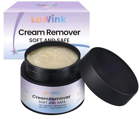 Ögonfransborttagningskräm 15 g, Remover Cream Extension Ögonfransar, Delikat sminkborttagare utan ögonirritation