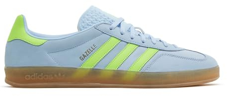 adidas Originals Samba fotbollssko för män, klar Sky/Solar Green/Gum, 8 US, Klar himmel sol grönt gummi, 39 EU
