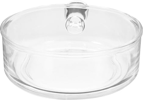 OKUMEYR Bol en Verre Transparent avec Poignée, Saladier Petit Multifonction, Bol De Service pour Salade Et Dessert, Vaisselle Maison, Usage Quotidien Et Fêtes