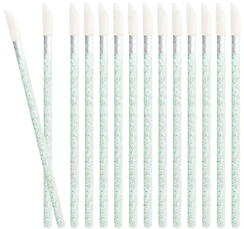 50 Stück Einweg-Lippenpinsel,Lippenstift Stab Applikator Lipgloss Concealer Pinsel Lippenapplikator Werkzeug (CSB-greener-1)