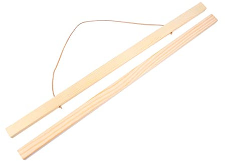 Vaguelly Magnetischer Posteraufhänger Aus Holz Magnetische Malerollen Posterhalter Für Drucke Und Leinwände Robustes Kiefernholz Mit Lederseil Kinderleichter Bildaufhänger Für Wanddekoration