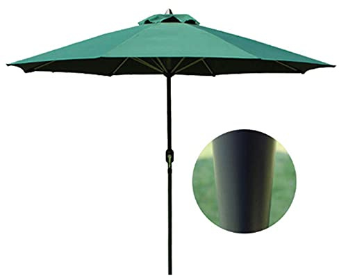 LSLYTQ Outdoor With Crank, Sunscreen Anti-ultraviolet Umbrella In Courtyard, Hardcore, 8 Ribs, 2.7M Garden Umbrella, Used For Balcony, Terrace, Backyard good