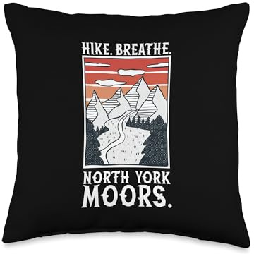 Hiking - North York Moors Throw Pillow