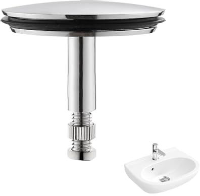 Hochwertiger Badewannenstöpsel Universal 43mm,badewannen Stöpsel für Badewanne und Wannenstöpsel Abflussstopfen,Höhenverstellbarer Badewanne Abfluss Stöpsel mit Dichtung,Einfache Montage Ohne Werkzeug