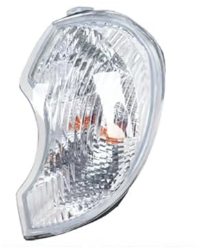 PLHRFFN Para Hyundai Terracan 2001-2006 Indicador Luz Ancha Lámpara Señal Giro Con Bombilla 92301-H10 92302-H10 Faro Delantero Luz Esquina Espejo Retrovisor Señal Giro(Left)