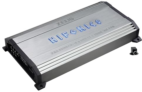 Hifonics ZXE 1000/5 - Amplificatore ibrido a 5 canali, classe A/B & D, 1100 W, serie ZEUS EVOLUTION