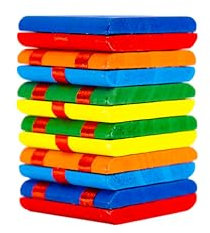 HENBRANDT Échelle Jacob en bois rétro pour enfants - Jouet sensoriel clic clac - Jouet éducatif en bois