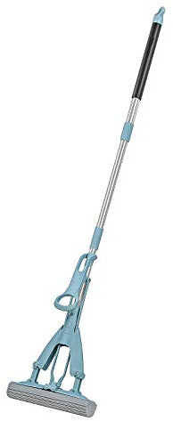 AMOS Super Mop with 1 PVA Super Absorbent Sponge Heads, Telescopic Handle - Floor Mop for Hardwood Laminated Floor, Kitchen, Bathroom | Home Cleaning Tools, Eezy cleaning