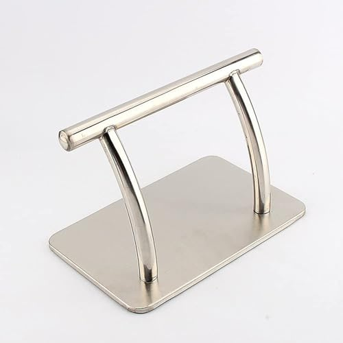 Barber Chair Fußstütze, Moderner Edelstahl Fußschemel für Friseursalon und Büro, Silber