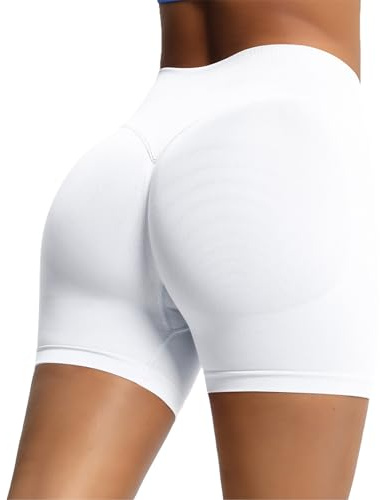 Short Cycliste Femme Sport Legging Court D'Été Shorts Taille Haute sous Robe Shorts Fitness Doux Anti-Frottement Short Gainant Femme Ventre Plat Yoga Pant Culotte Remonte Fesses Vêtements Pas Cher
